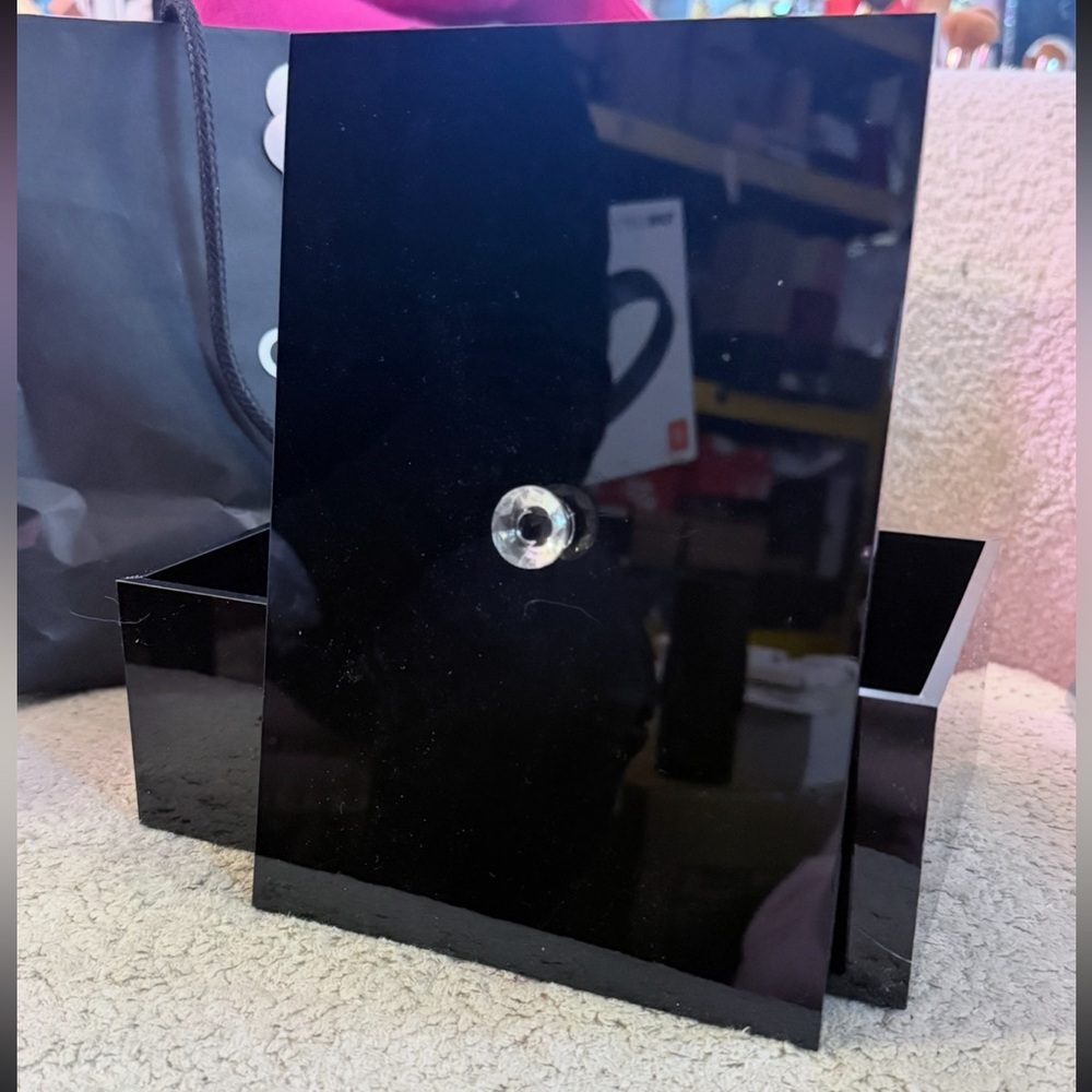 Chanel Black Logo Jewelry/Makeup Organizer - Picture 2 of 4